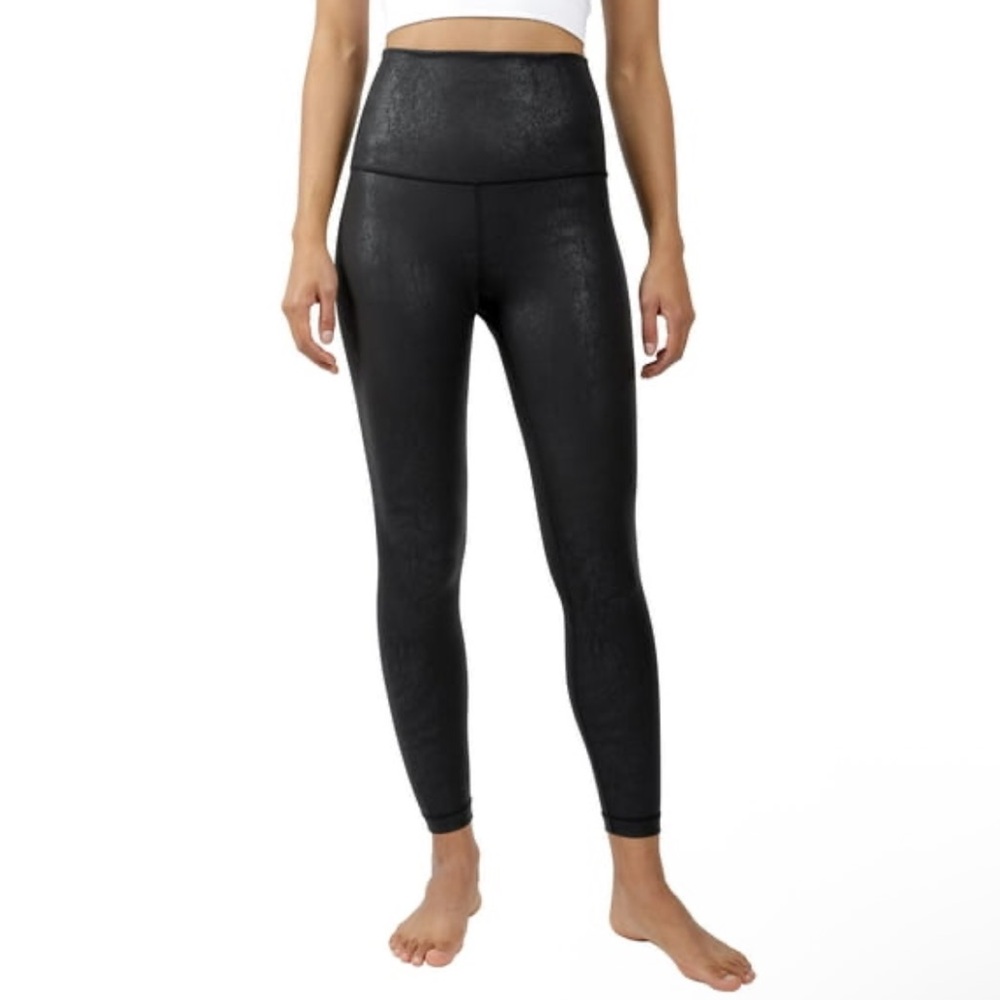 NWT 90 degree leggings | lg/12 black metallic